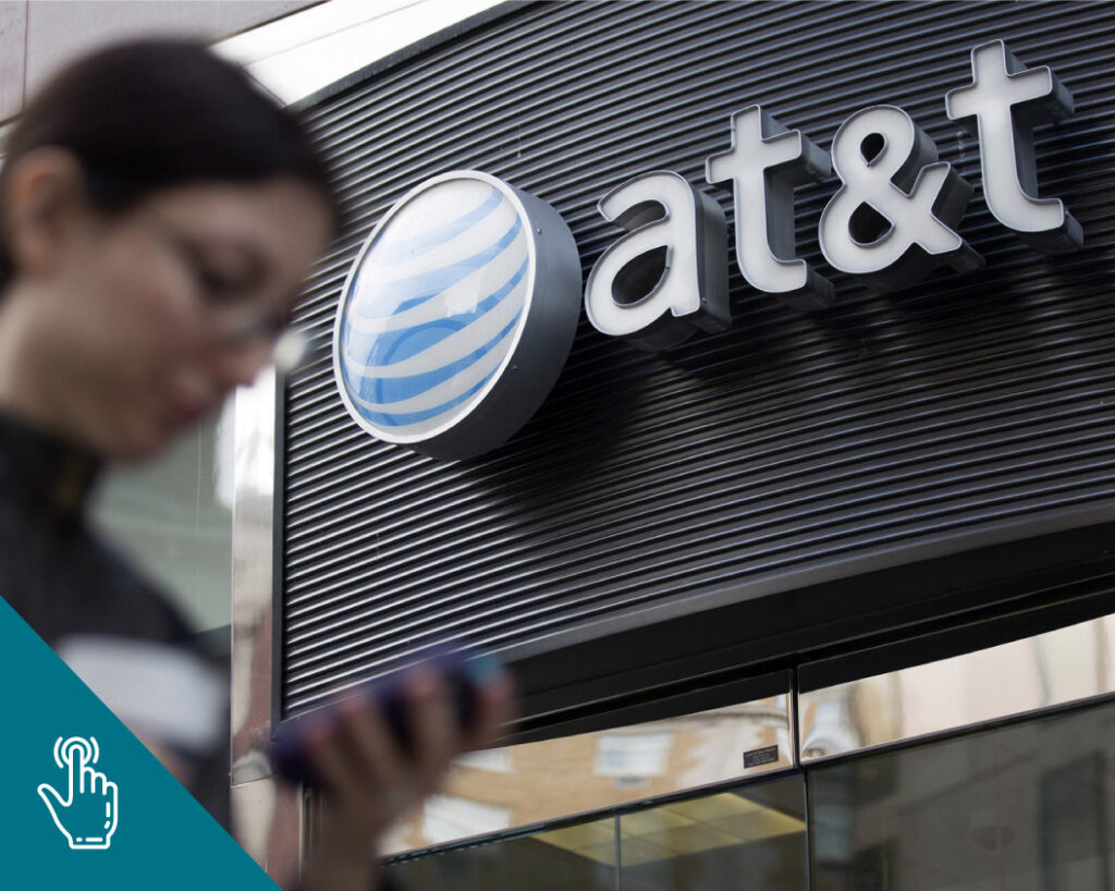 portada con logo de AT&T