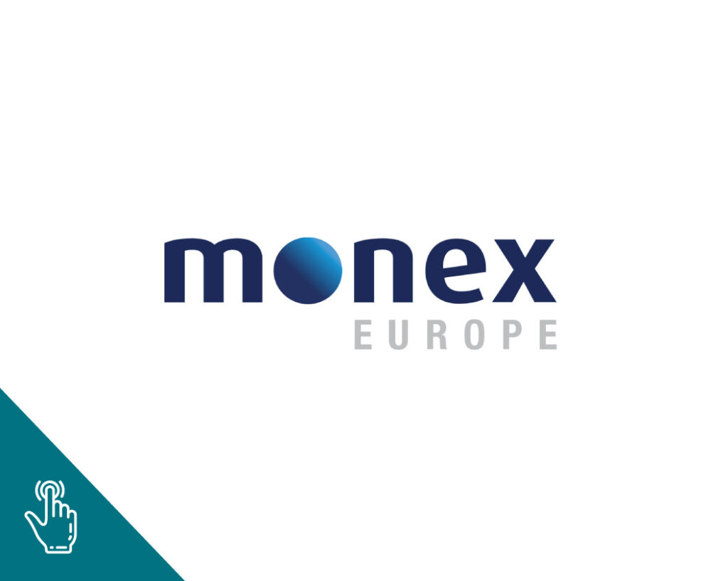 portada con logo de monex