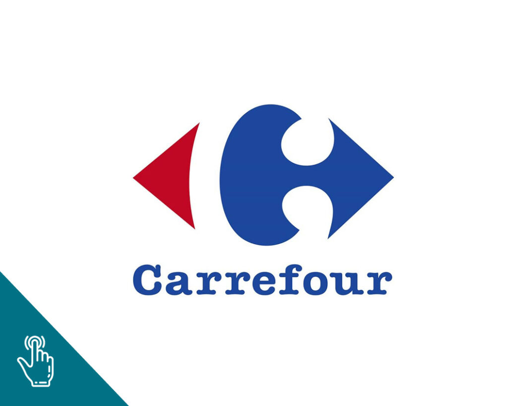 portada con logo de Carrefour